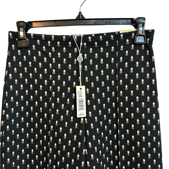 Max Studio London Pintuck Wide Leg Trouser High Rise Full Length Size XS NWT - Picture 3 of 8